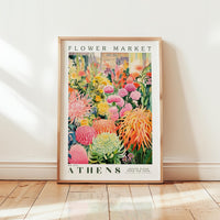 Athens Flower Market Poster - Poster - Flower Poster