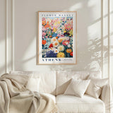 Athens Flower Market Poster - Posters - Flower Poster