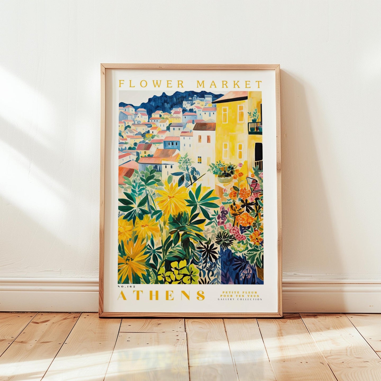 Athens Flower Market Poster - Posters - Flower Poster