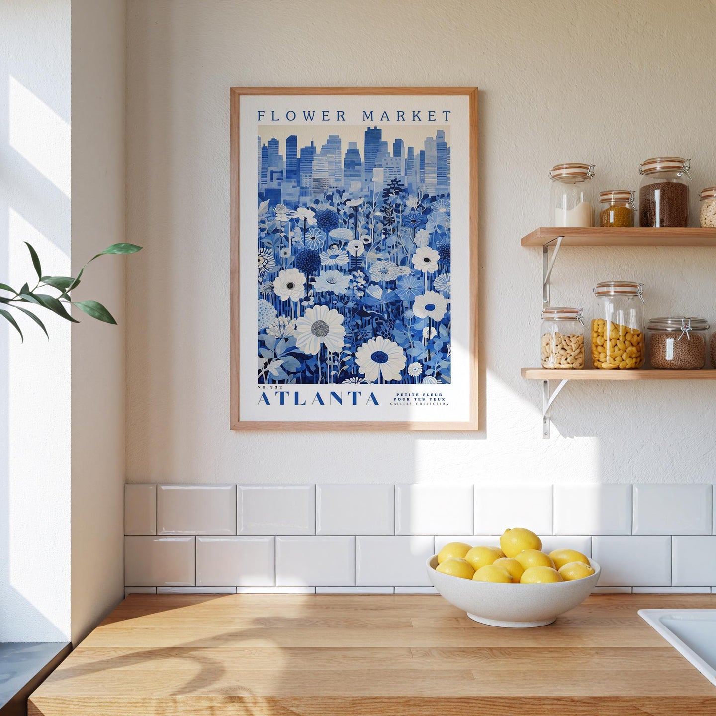 Atlanta Flower Market Poster - Poster - Flower Poster
