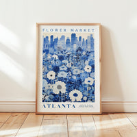 Atlanta Flower Market Poster - Poster - Flower Poster