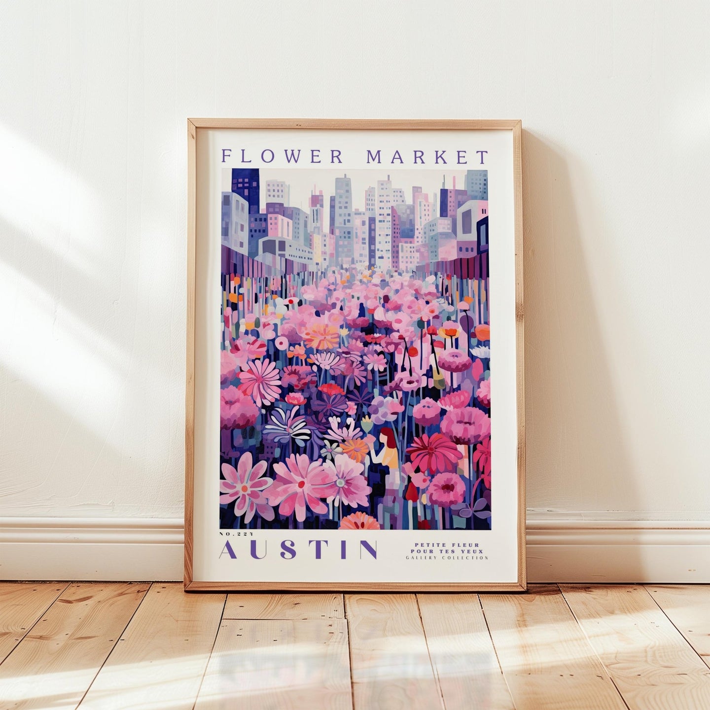 Austin Flower Market Poster - Poster - Flower Poster