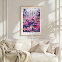 Austin Flower Market Poster - Poster - Flower Poster