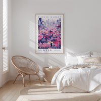 Austin Flower Market Poster - Poster - Flower Poster