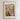 The image is a framed poster depicting a vibrant and colorful flower market in Bergen, Norway.