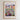 The image is a framed poster depicting a colorful and vibrant flower market in Hamburg, Germany.