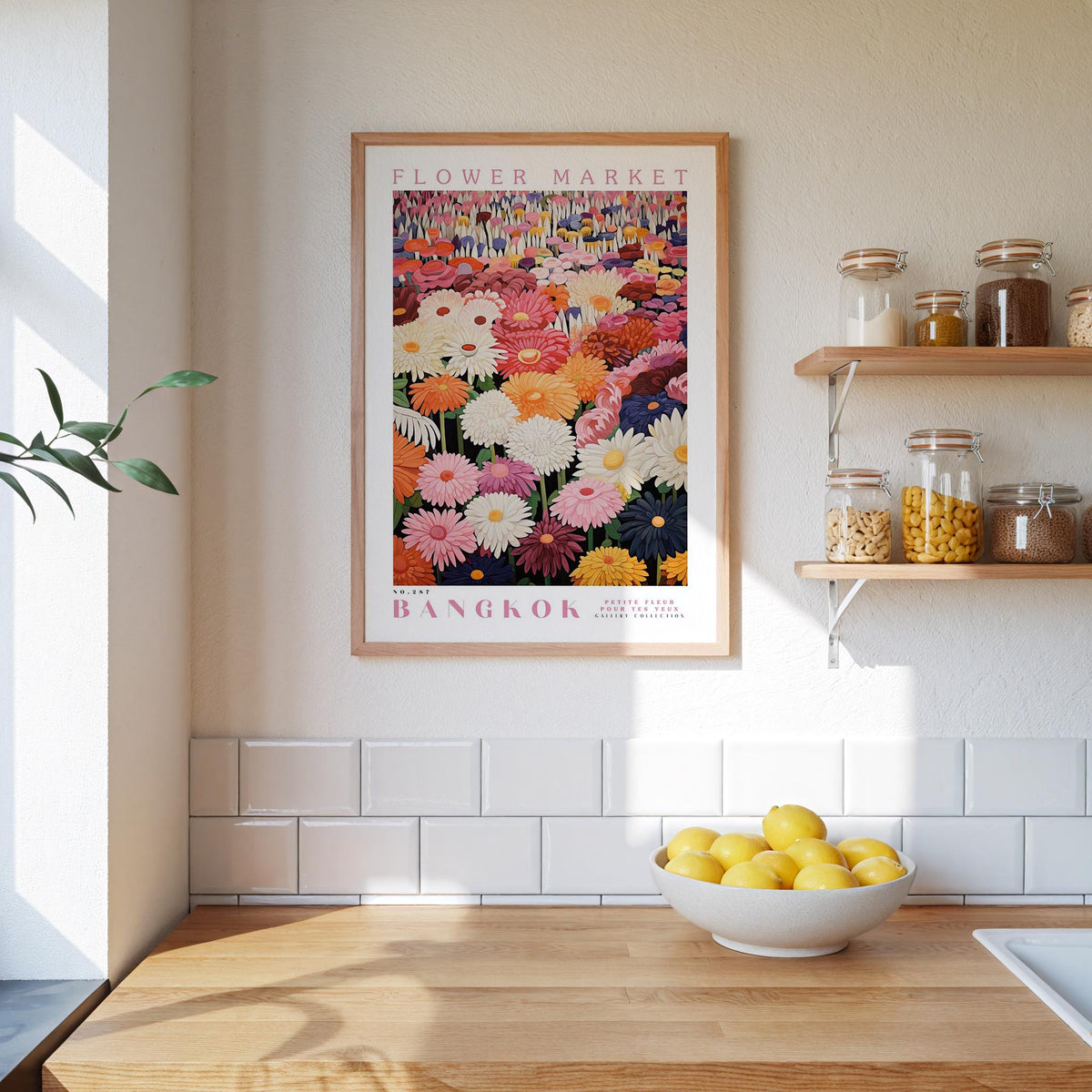 Bangkok Flower Market Poster - Poster - Flower Poster