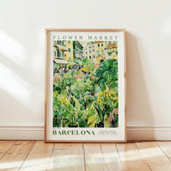 Barcelona Flower Market Poster - Posters - Flower Poster