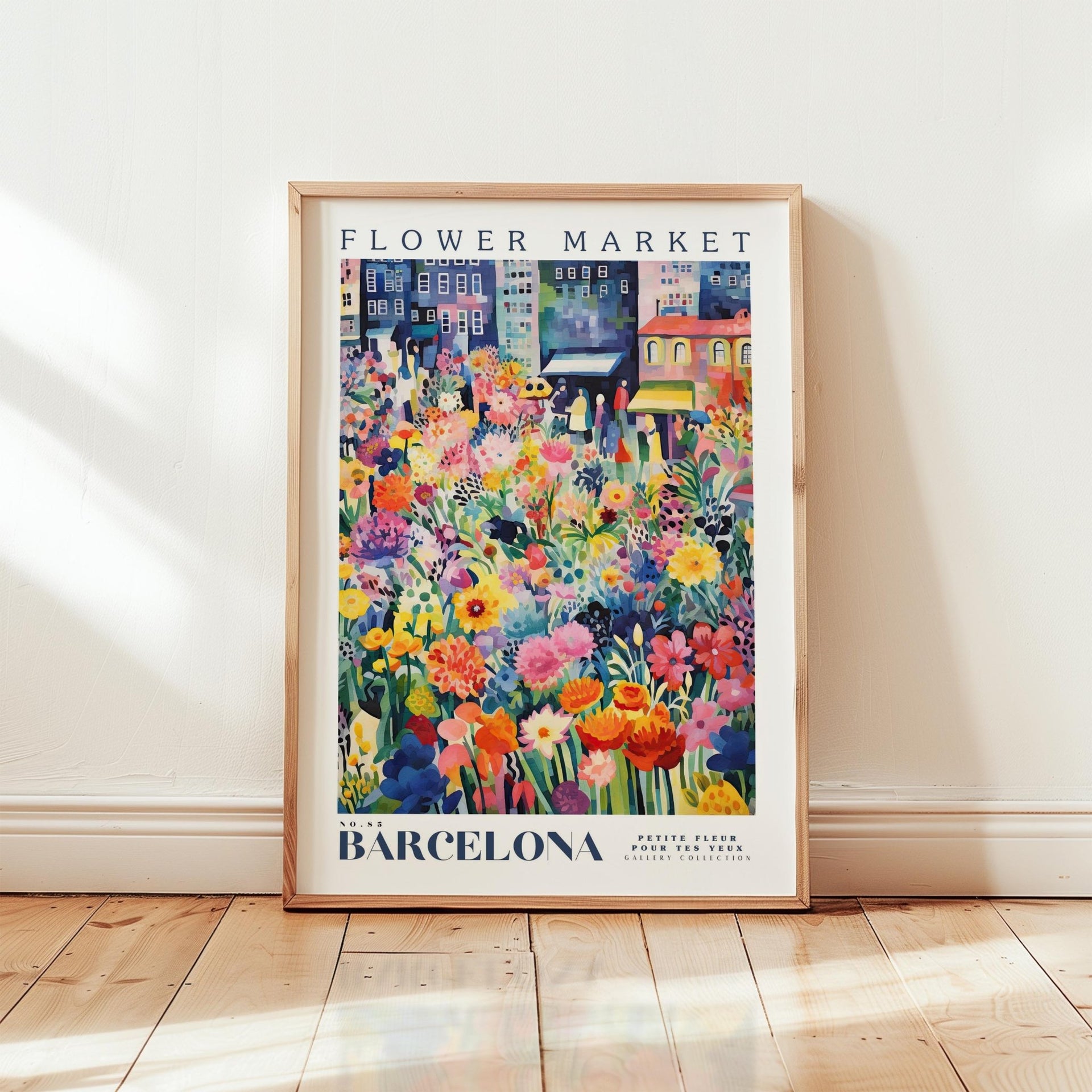 Barcelona Flower Market Poster - Posters - Flower Poster