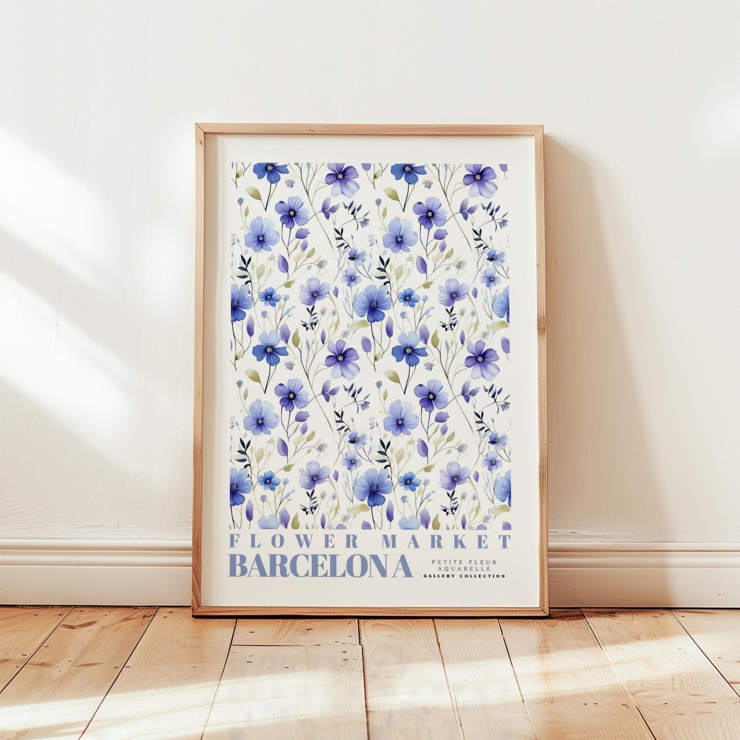 Barcelona Flower Market Poster - Posters - Flower Poster