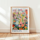 Barcelona Flower Market Poster - Posters - Flower Poster