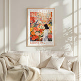 Barcelona Flower Market Poster - Posters - Flower Poster