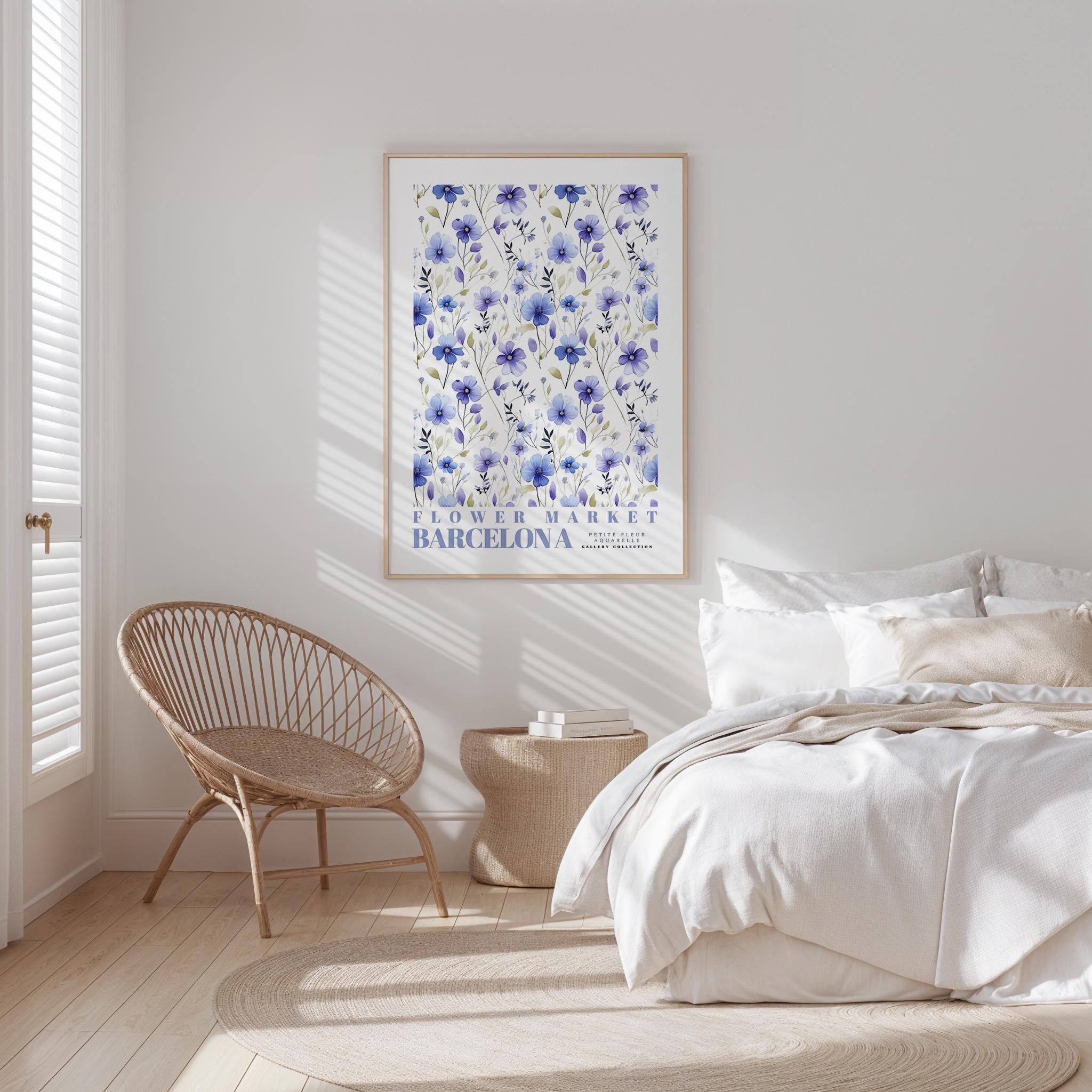 Barcelona Flower Market Poster - Posters - Flower Poster