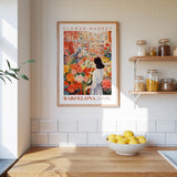 Barcelona Flower Market Poster - Posters - Flower Poster