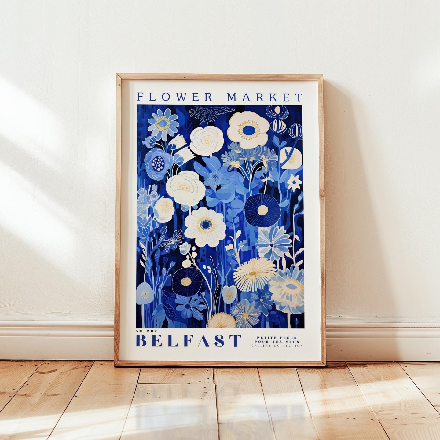 Belfast Flower Market Poster - Poster - Flower Poster