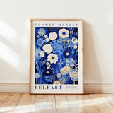 Belfast Flower Market Poster - Poster - Flower Poster