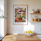 Bergen Flower Market Poster - Poster - Flower Poster