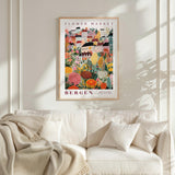 Bergen Flower Market Poster - Poster - Flower Poster