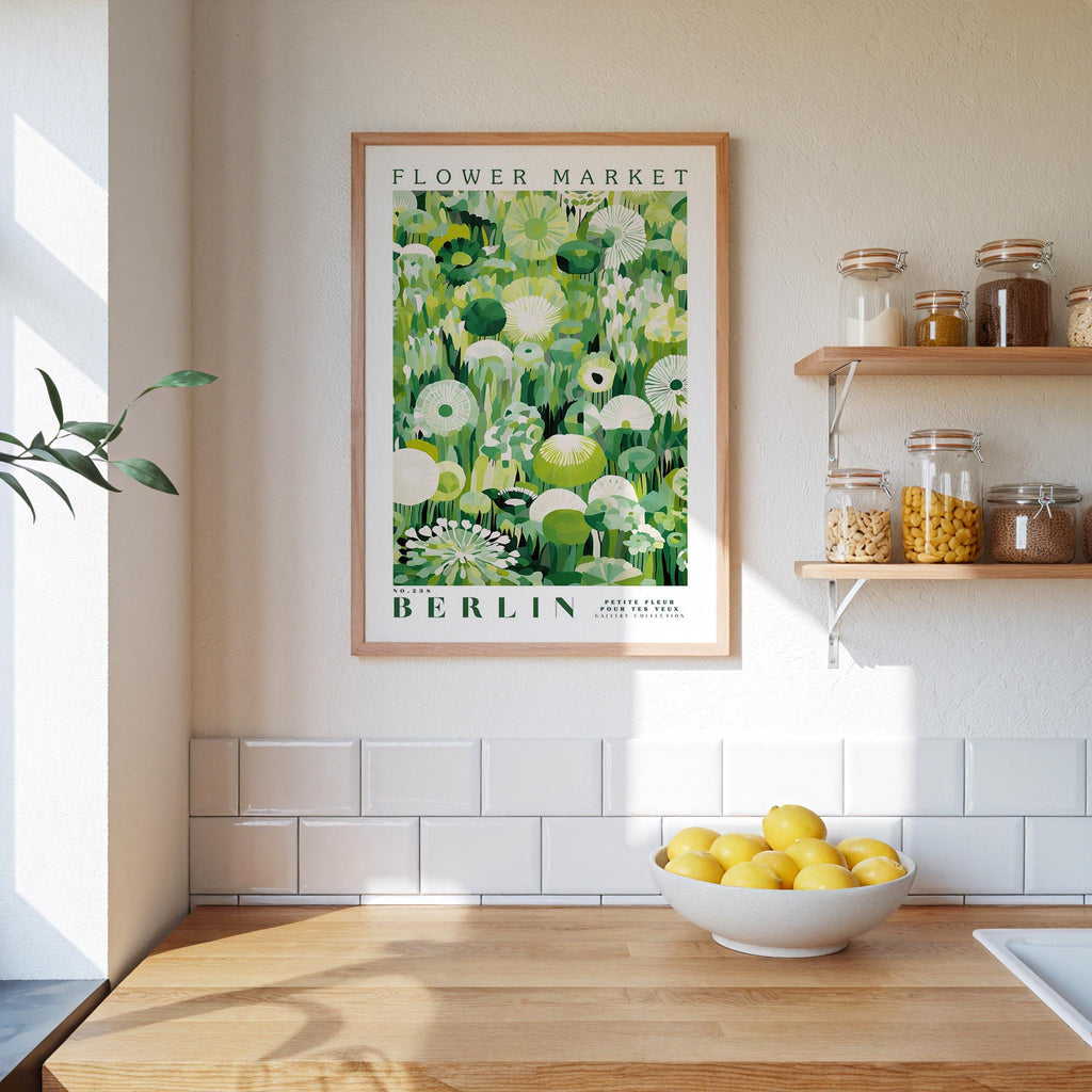 Berlin Flower Market Poster - Poster - Flower Poster