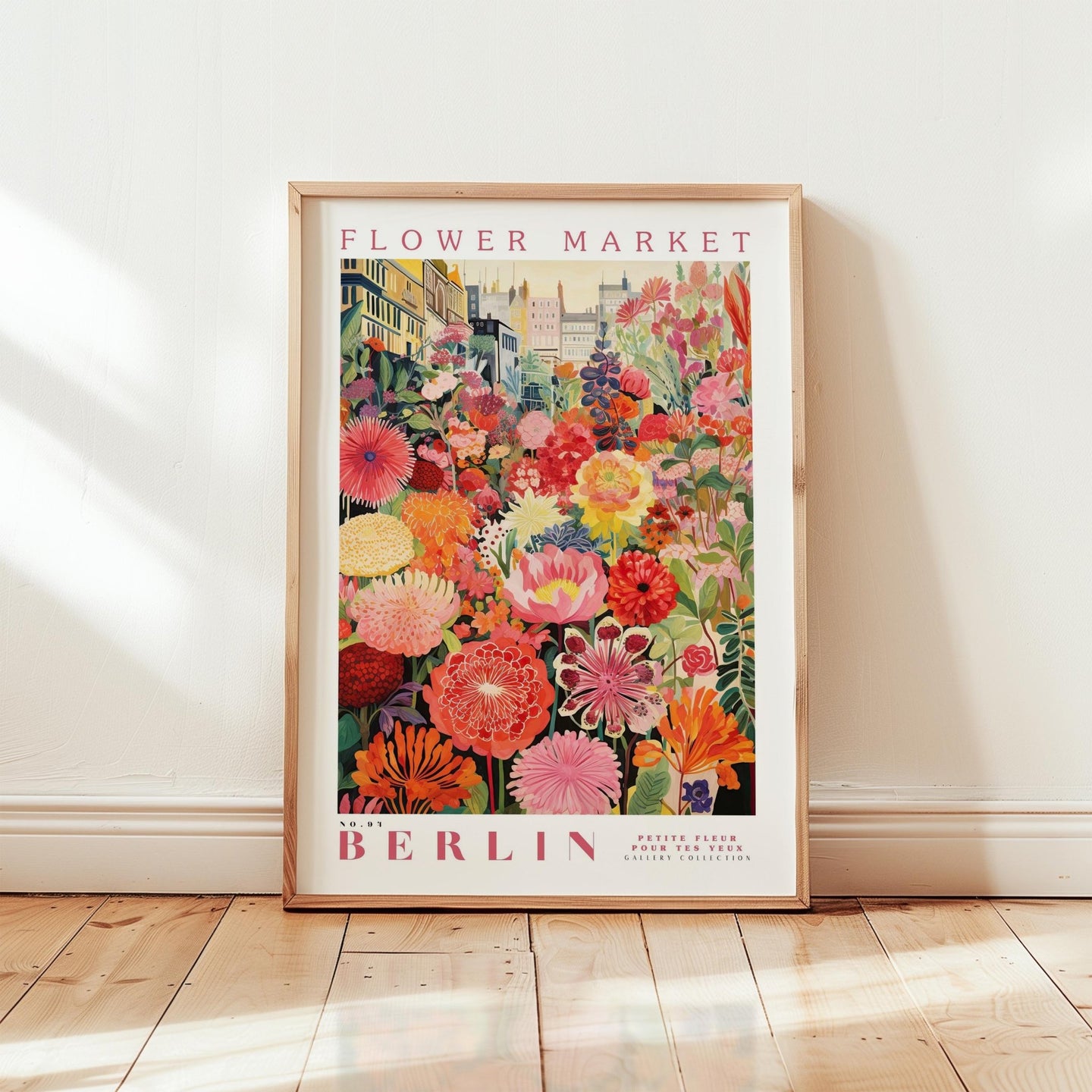 Berlin Flower Market Poster - Posters - Flower Poster