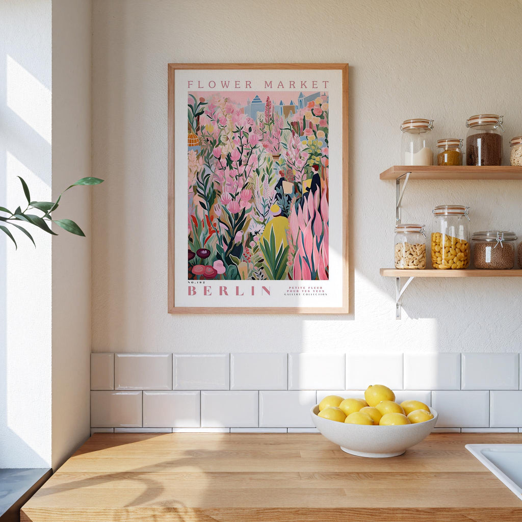 Berlin Flower Market Poster - Posters - Flower Poster