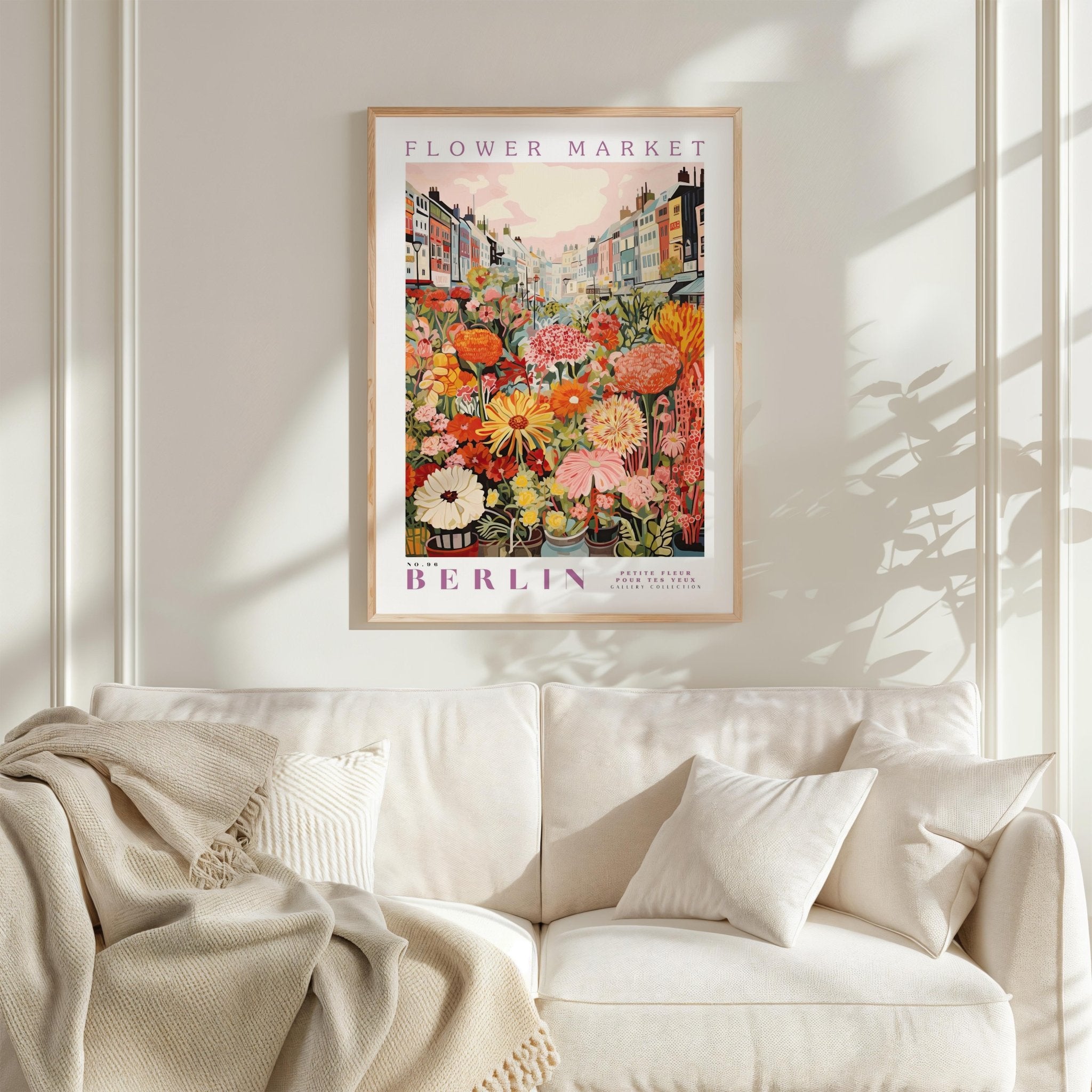 Berlin Flower Market Poster - Posters - Flower Poster