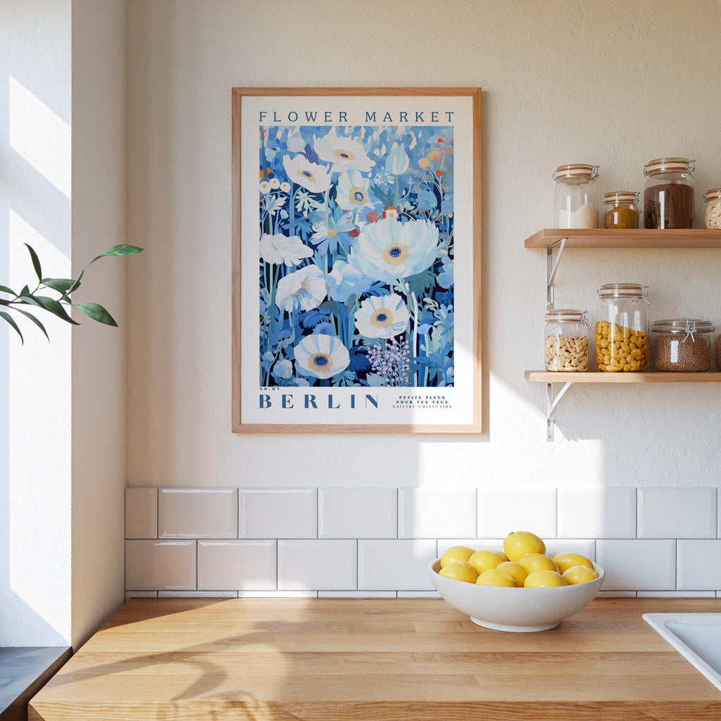 Berlin Flower Market Poster - Posters - Flower Poster