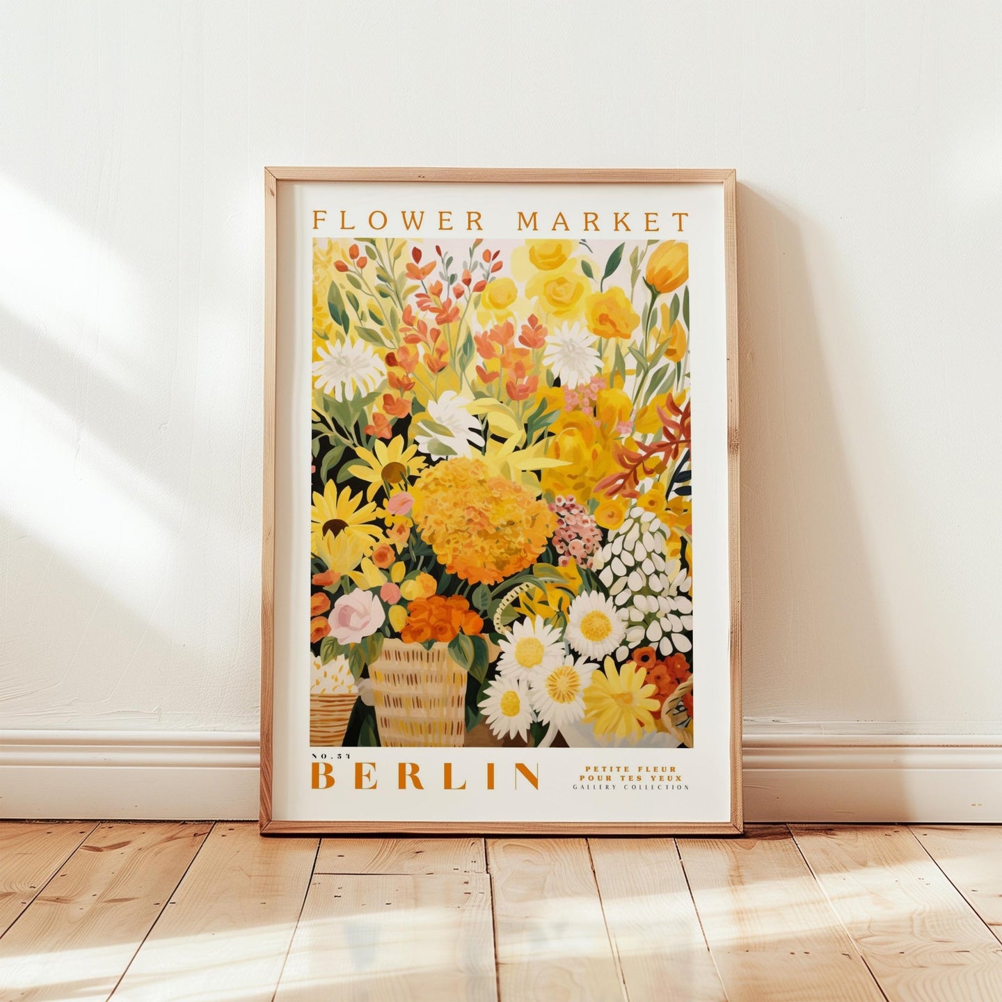 Berlin Flower Market Poster - Posters - Flower Poster
