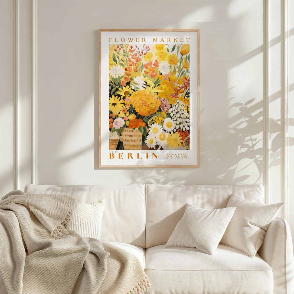 Berlin Flower Market Poster - Posters - Flower Poster