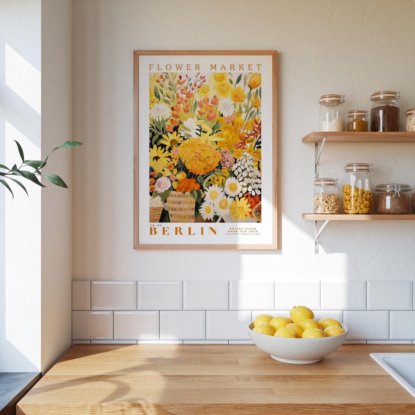 Berlin Flower Market Poster - Posters - Flower Poster