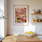 Bethlehem Flower Market Poster - Poster - Flower Poster