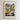 The image is a framed poster depicting a vibrant and colorful flower market in London.