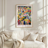 Bogota Flower Market Poster - Posters - Flower Poster