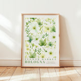 Bologna Flower Market Poster - Posters - Flower Poster