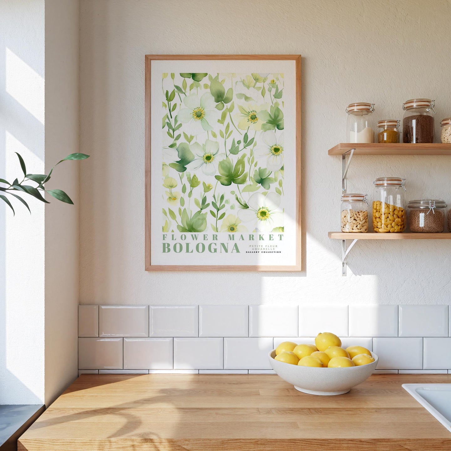Bologna Flower Market Poster - Posters - Flower Poster