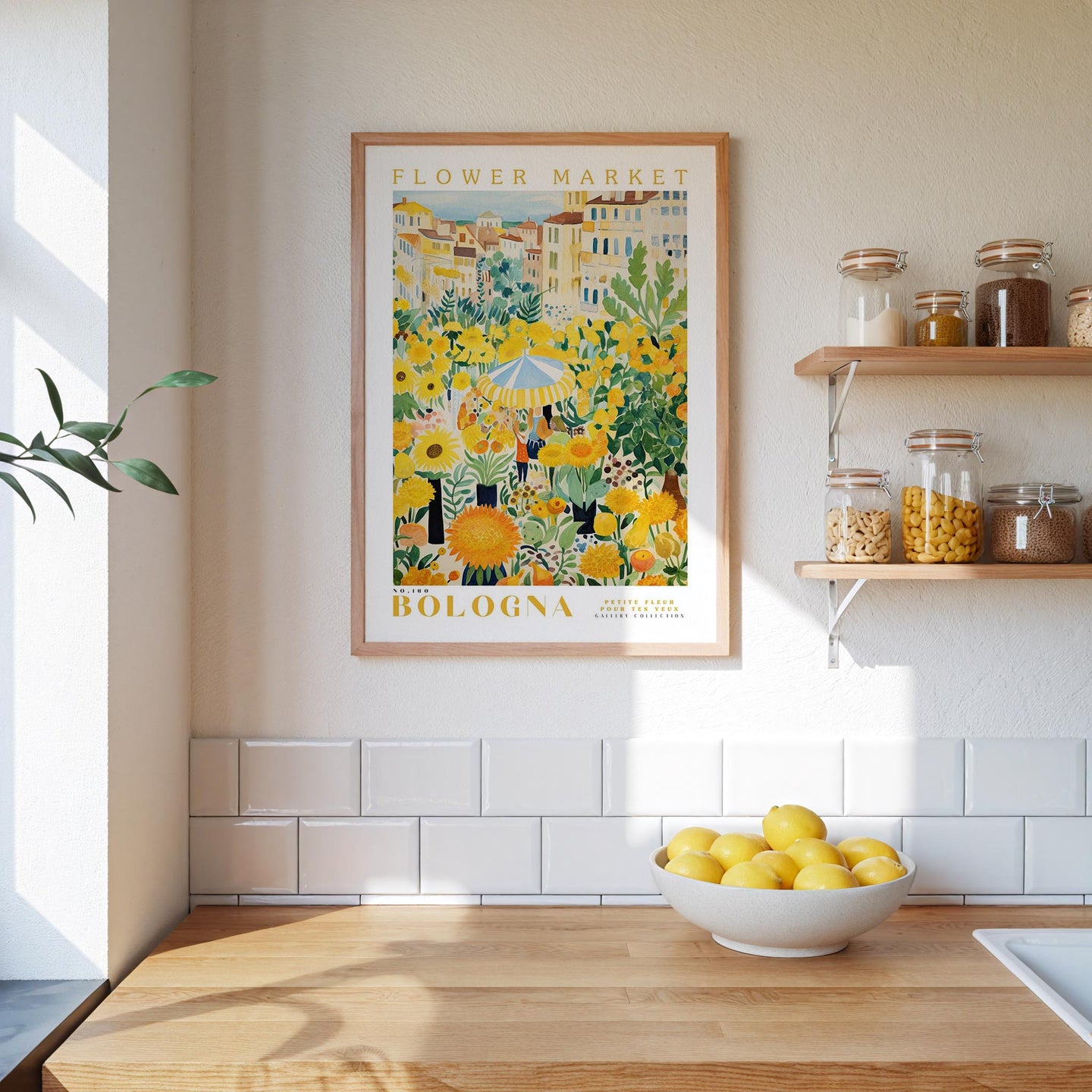 Bologna Flower Market - posters - Flower Poster