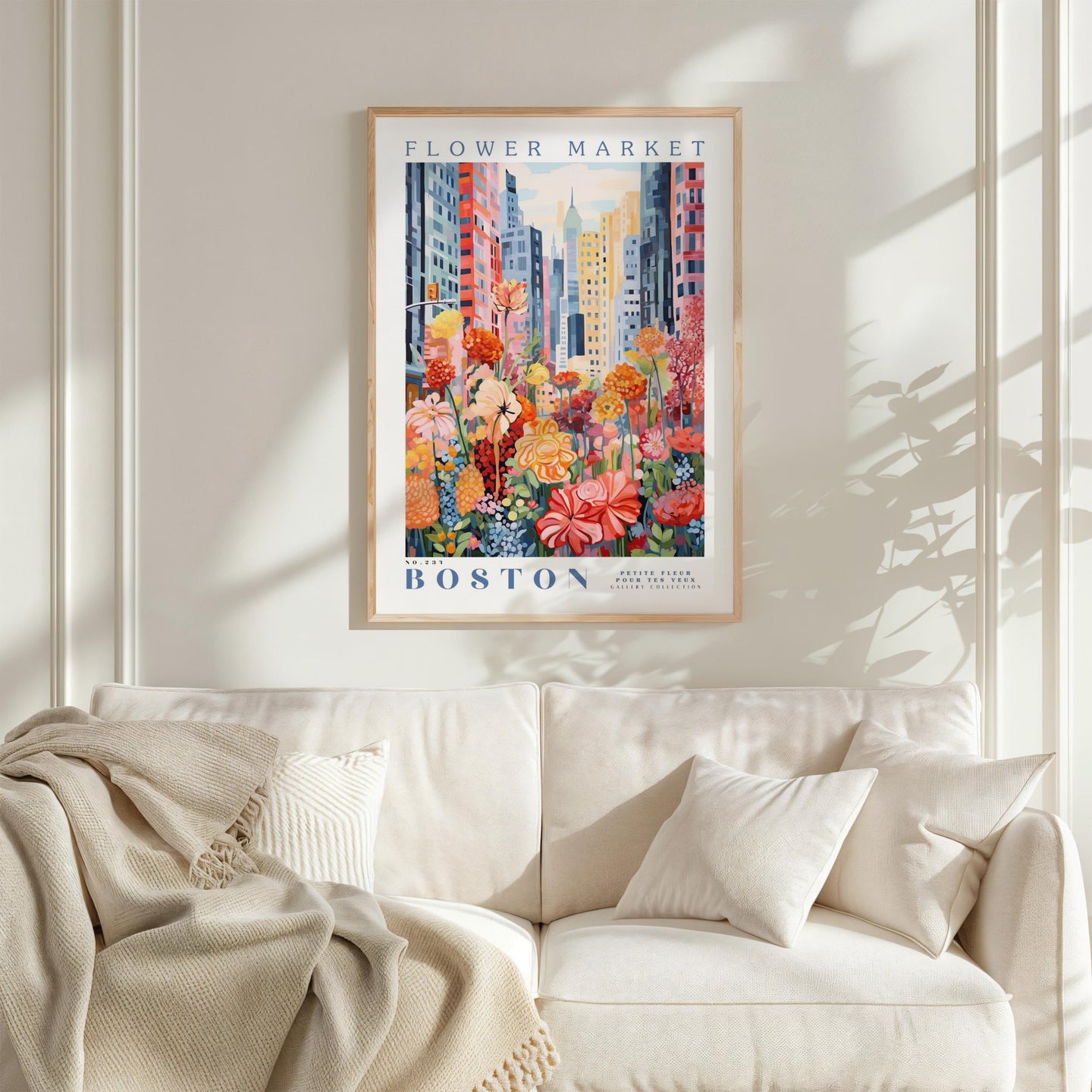 Boston Flower Market Poster - Poster - Flower Poster