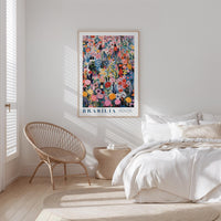 Brasilia Flower Market Poster - Posters - Flower Poster