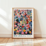 Brasilia Flower Market Poster - Posters - Flower Poster