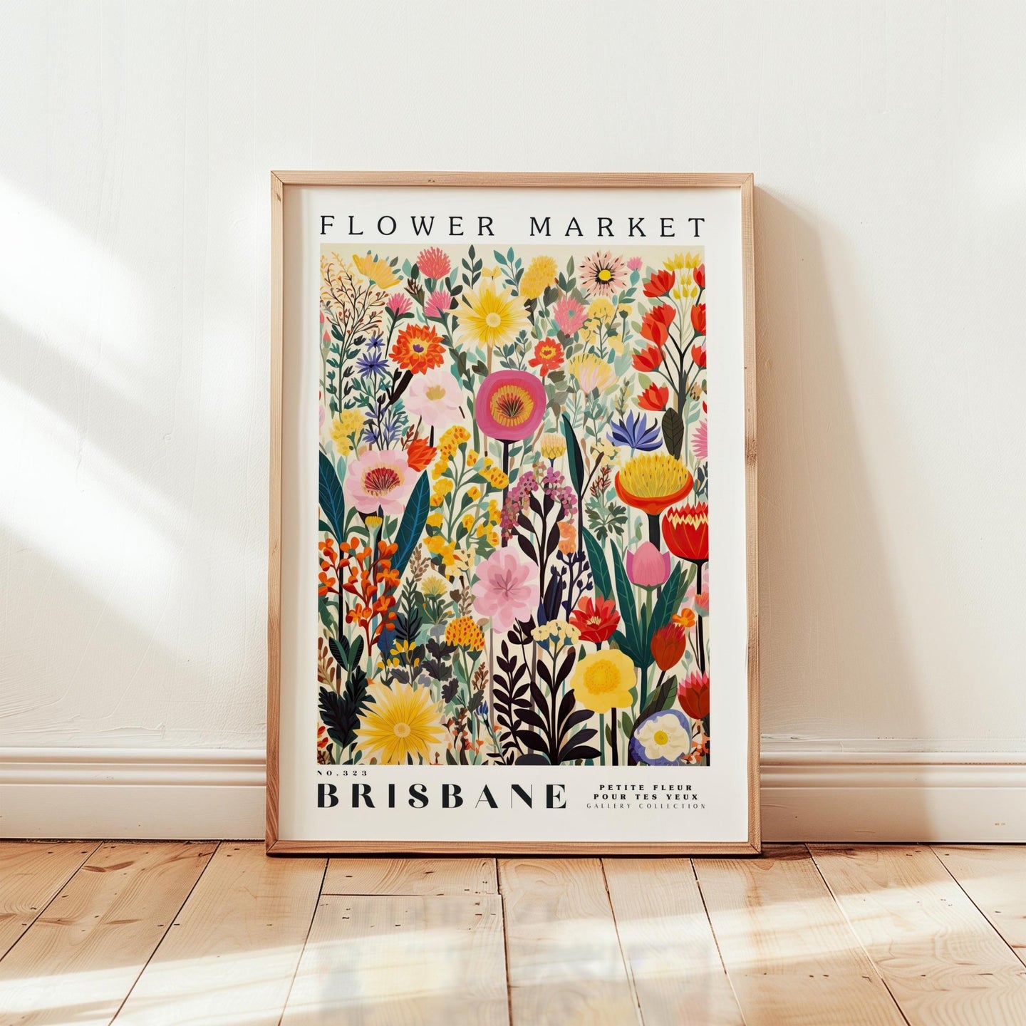Brisbane Flower Market Poster - Poster - Flower Poster