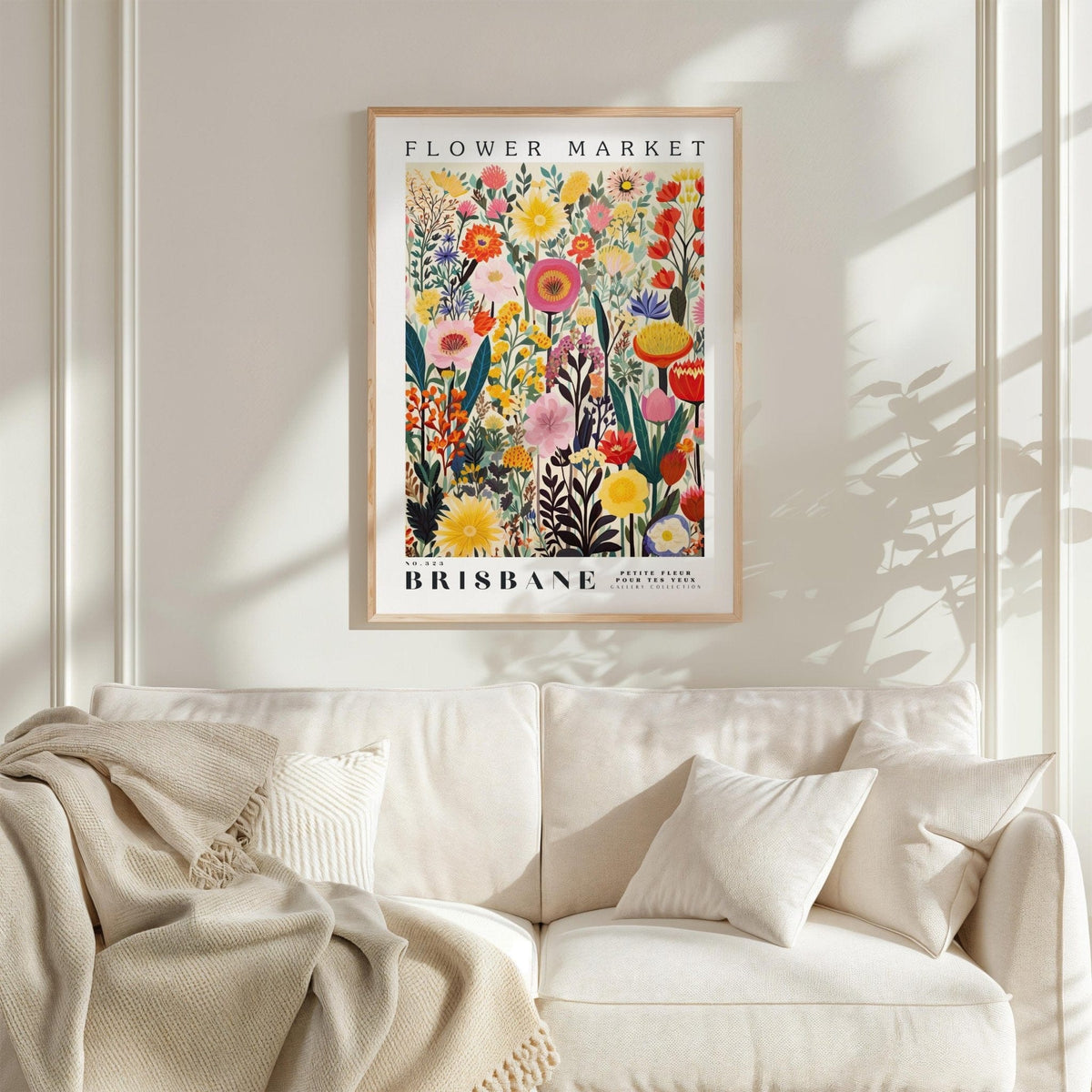 Brisbane Flower Market Poster - Poster - Flower Poster