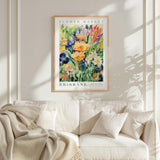 Brisbane Flower Market Poster - Posters - Flower Poster