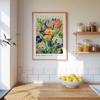 Brisbane Flower Market Poster - Posters - Flower Poster