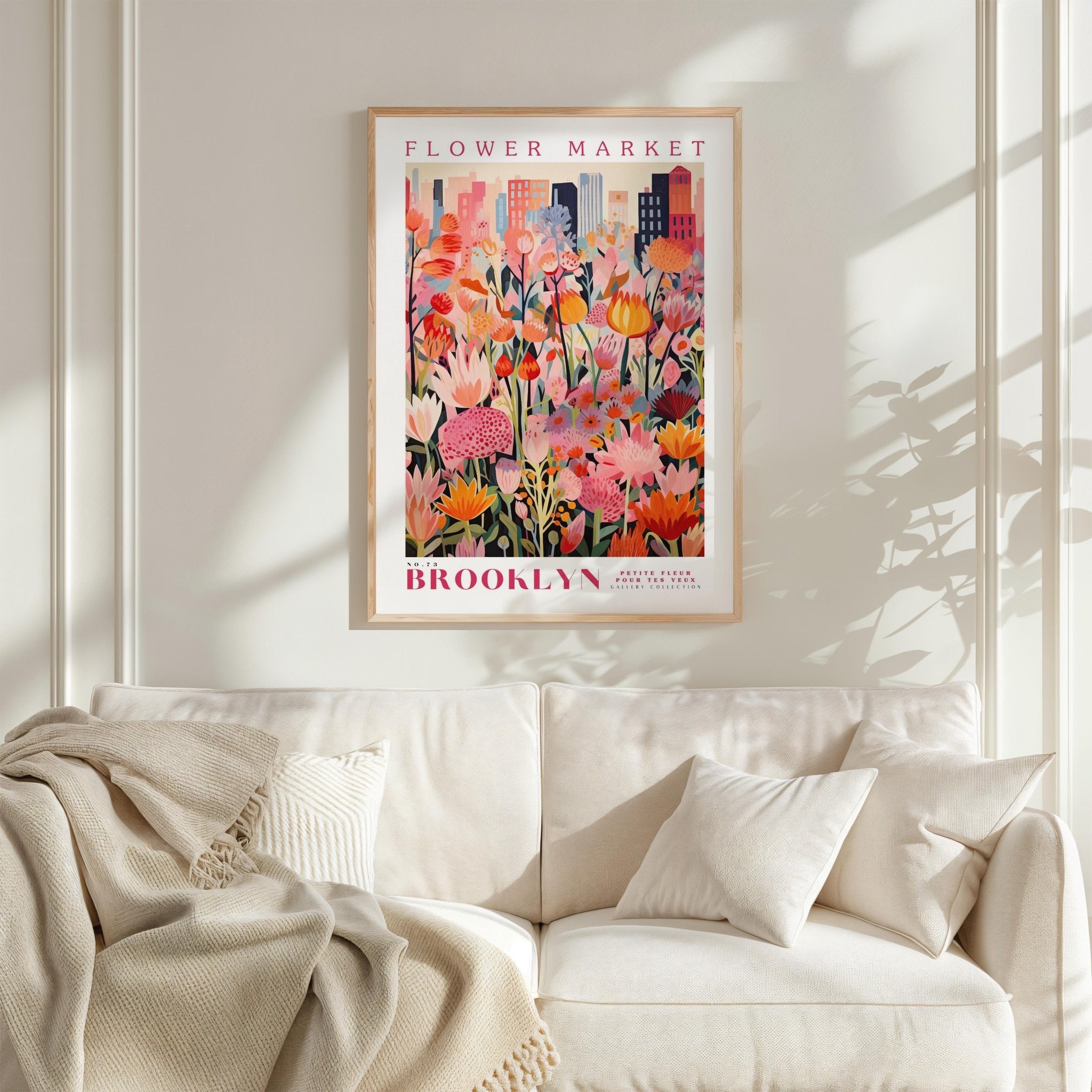 Brooklyn Flower Market Poster - Posters - Flower Poster