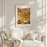 Bucharest Flower Market Poster - Poster - Flower Poster