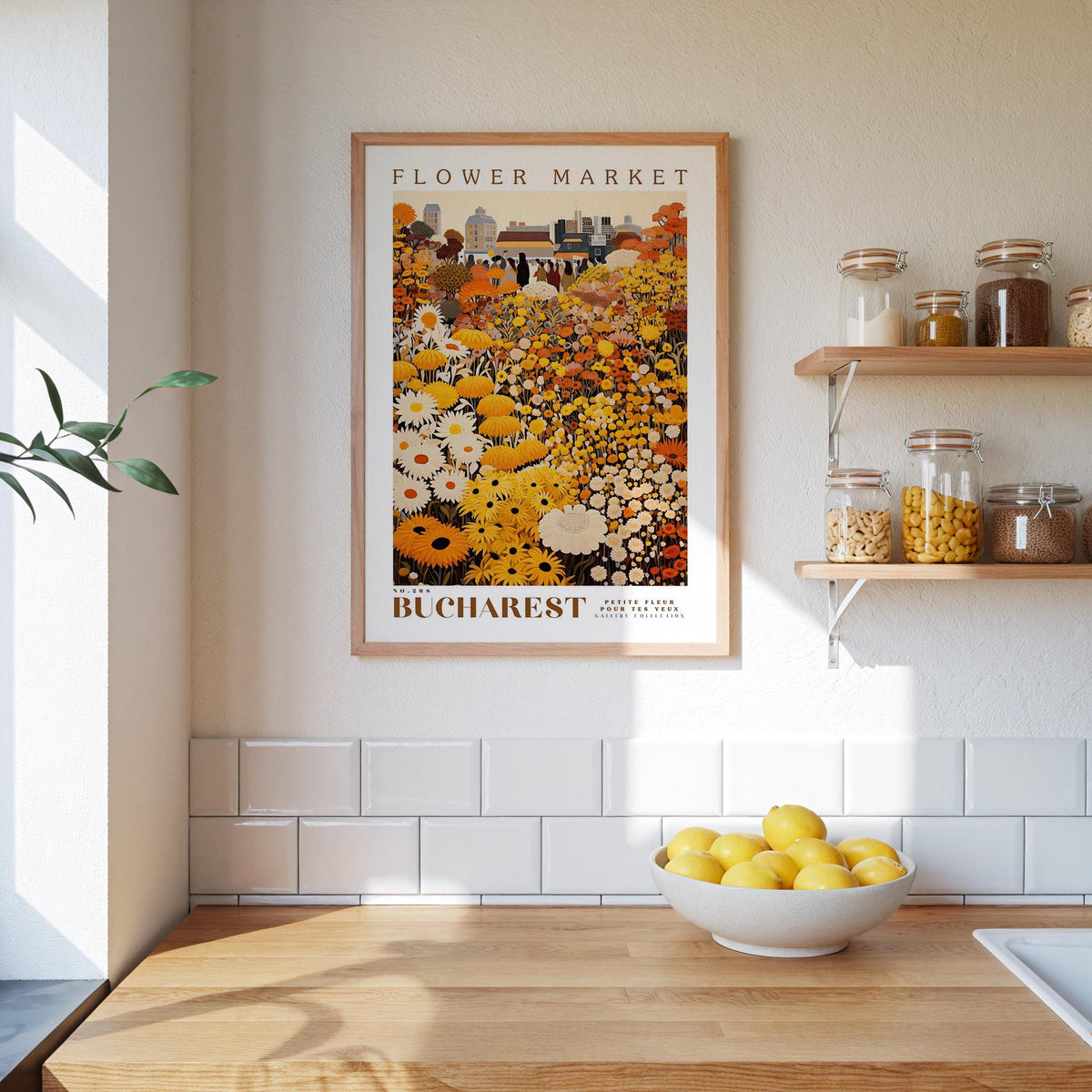 Bucharest Flower Market Poster - Poster - Flower Poster