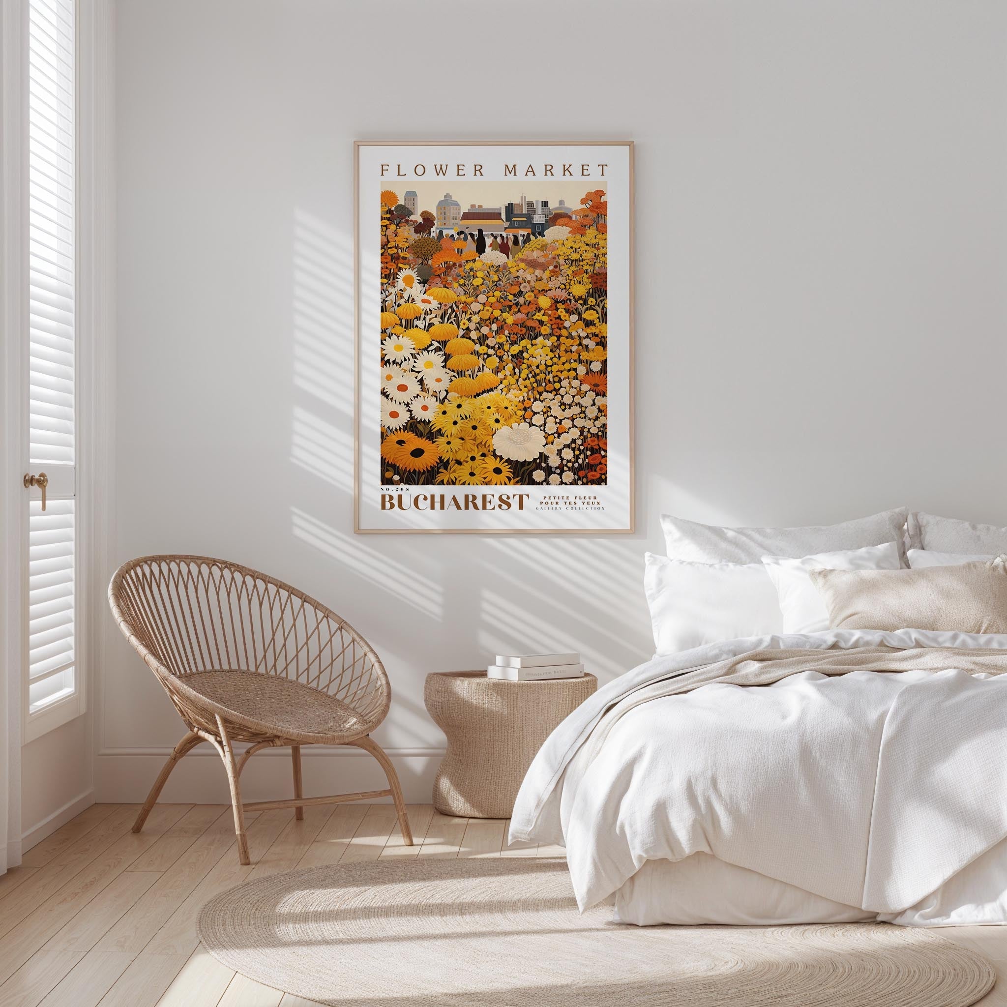 Bucharest Flower Market Poster - Poster - Flower Poster