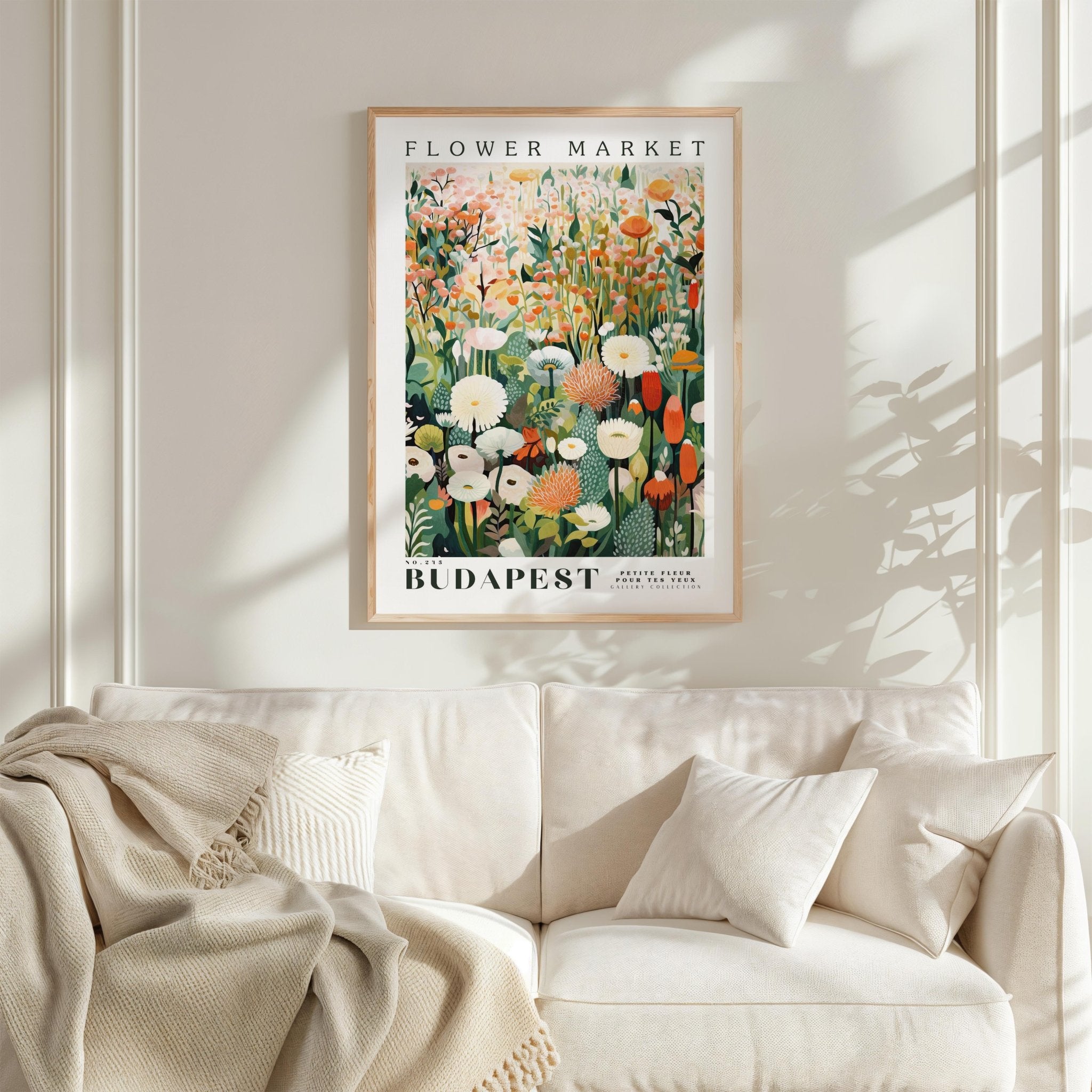 Budapest Flower Market Poster - Poster - Flower Poster