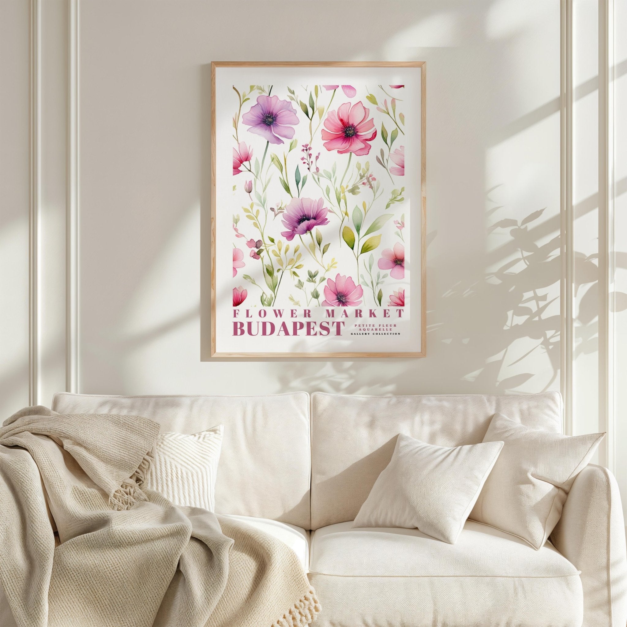 Budapest Flower Market Poster - Posters - Flower Poster