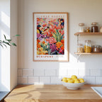 Budapest Flower Market Poster - Posters - Flower Poster